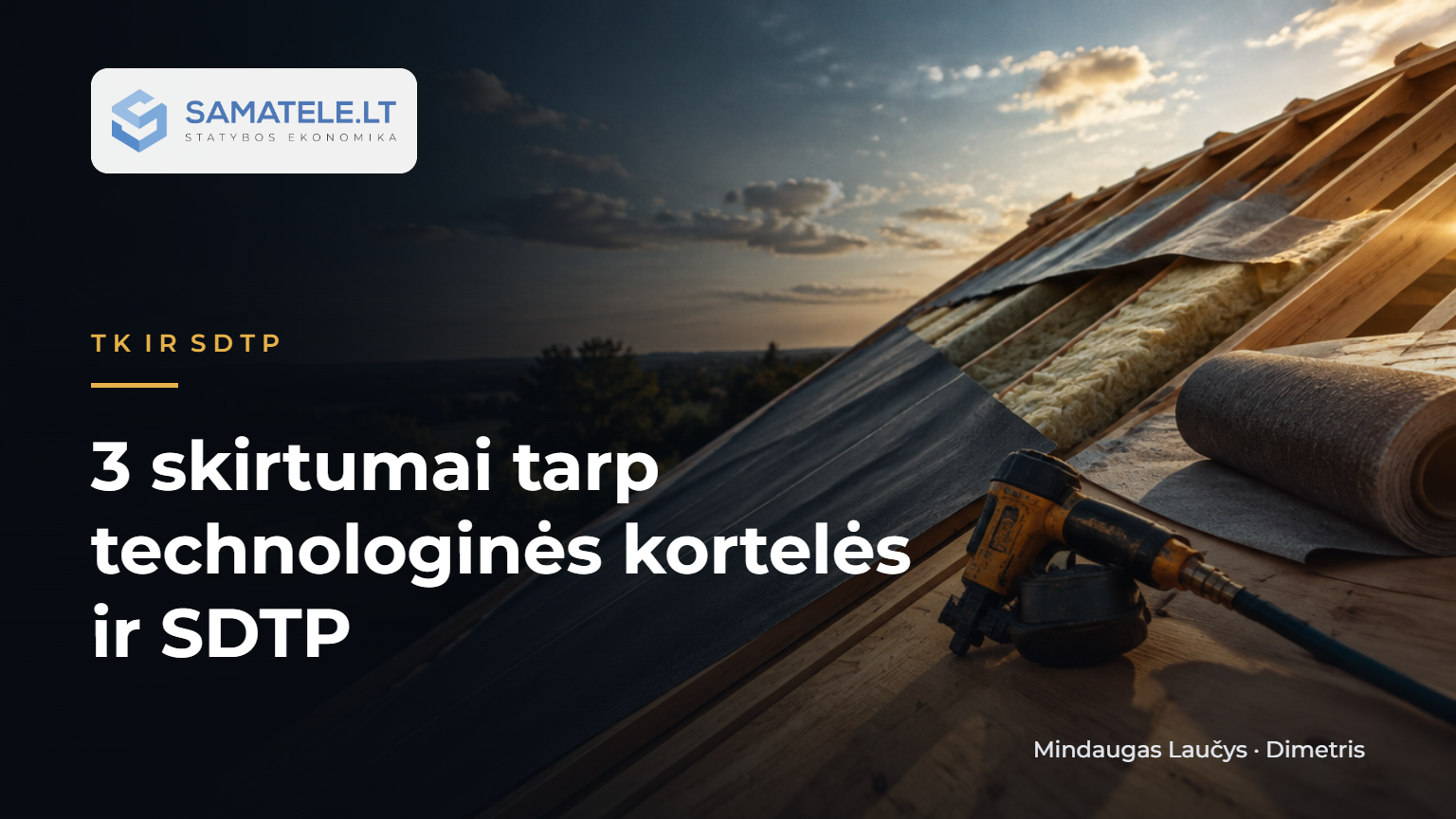 3 skirtumai tarp technologinės kortelės ir SDTP