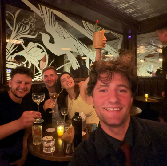 The InterioApp team on a night out in London