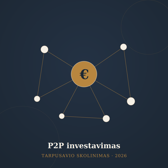 Ar verta investuoti į P2P platformas Lietuvoje 2026 m.?