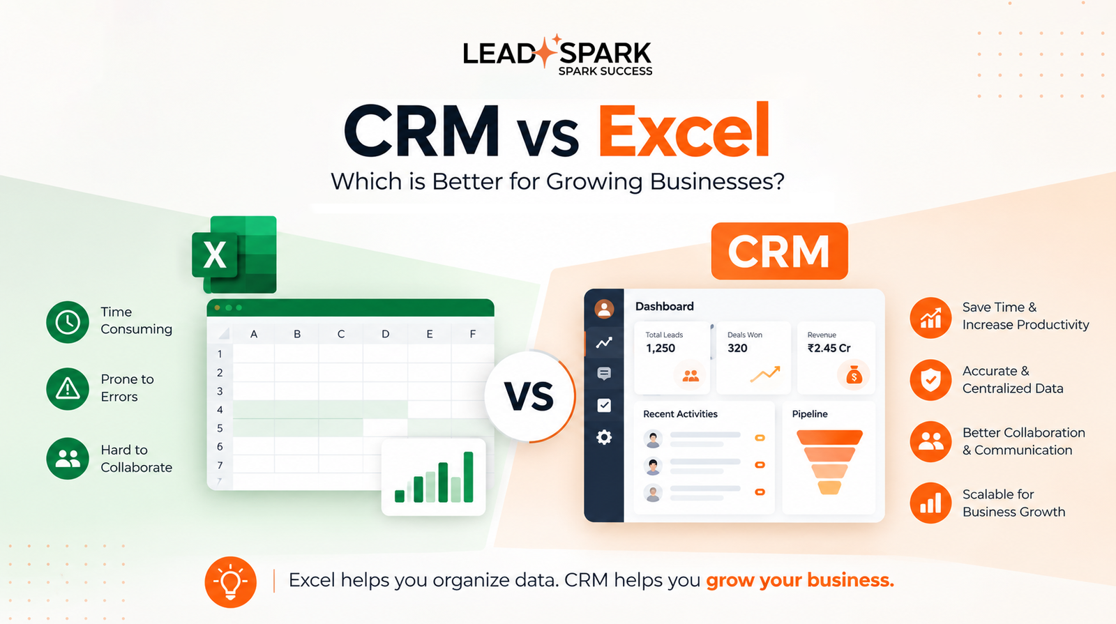 Excel vs CRM: Why You Should Stop Managing Leads in Excel