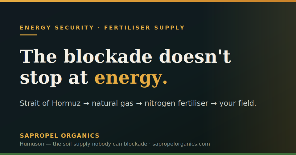 Why an Indefinite Iran Blockade Threatens Your Fertiliser