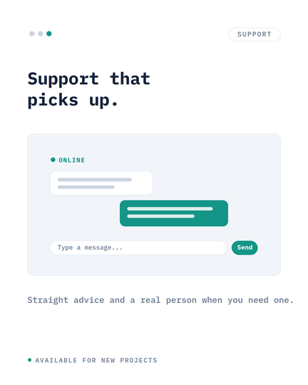 We build the tech behind good businesses.
