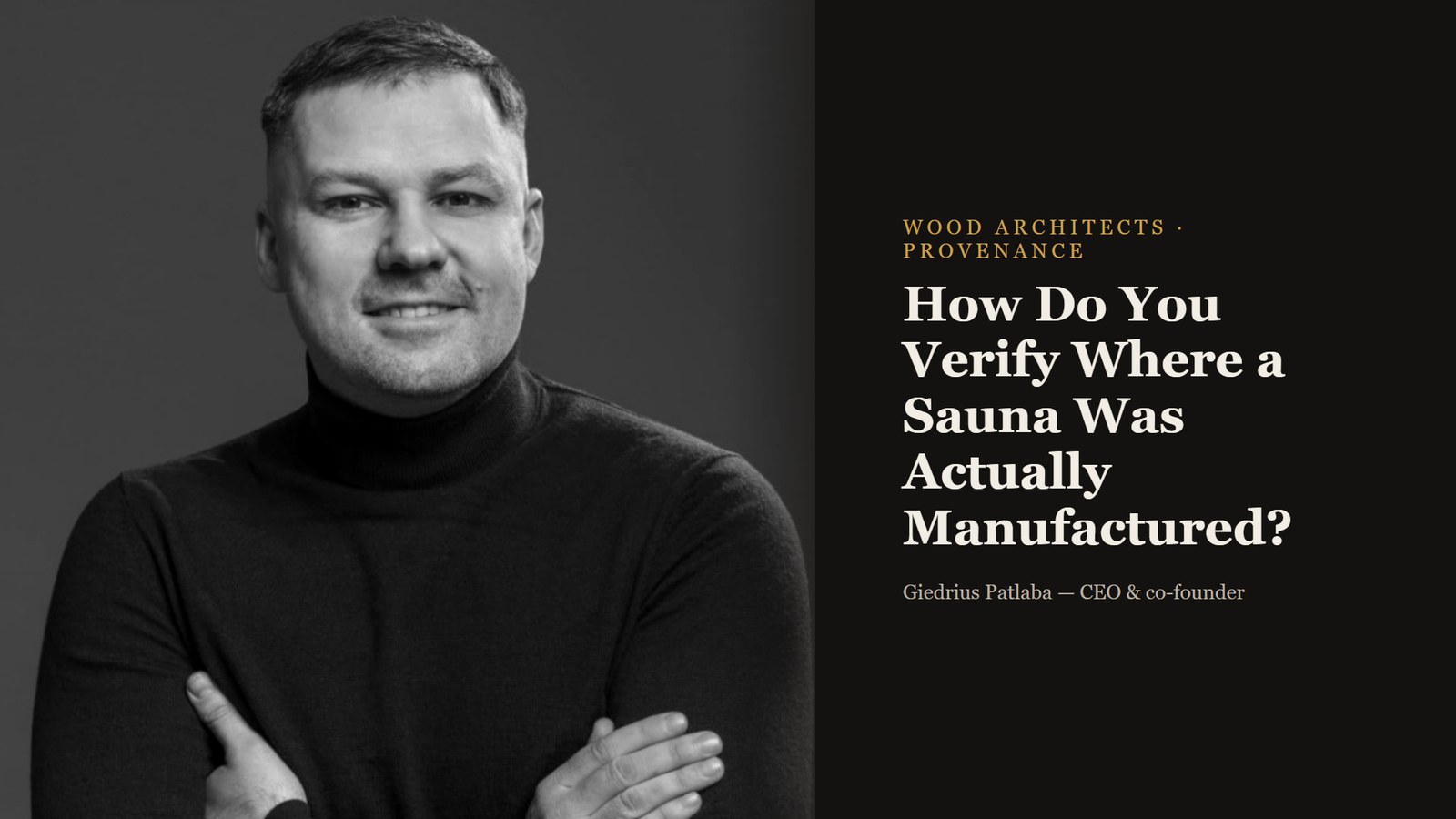 How Do You Verify Where a Sauna Was Actually Manufactured?