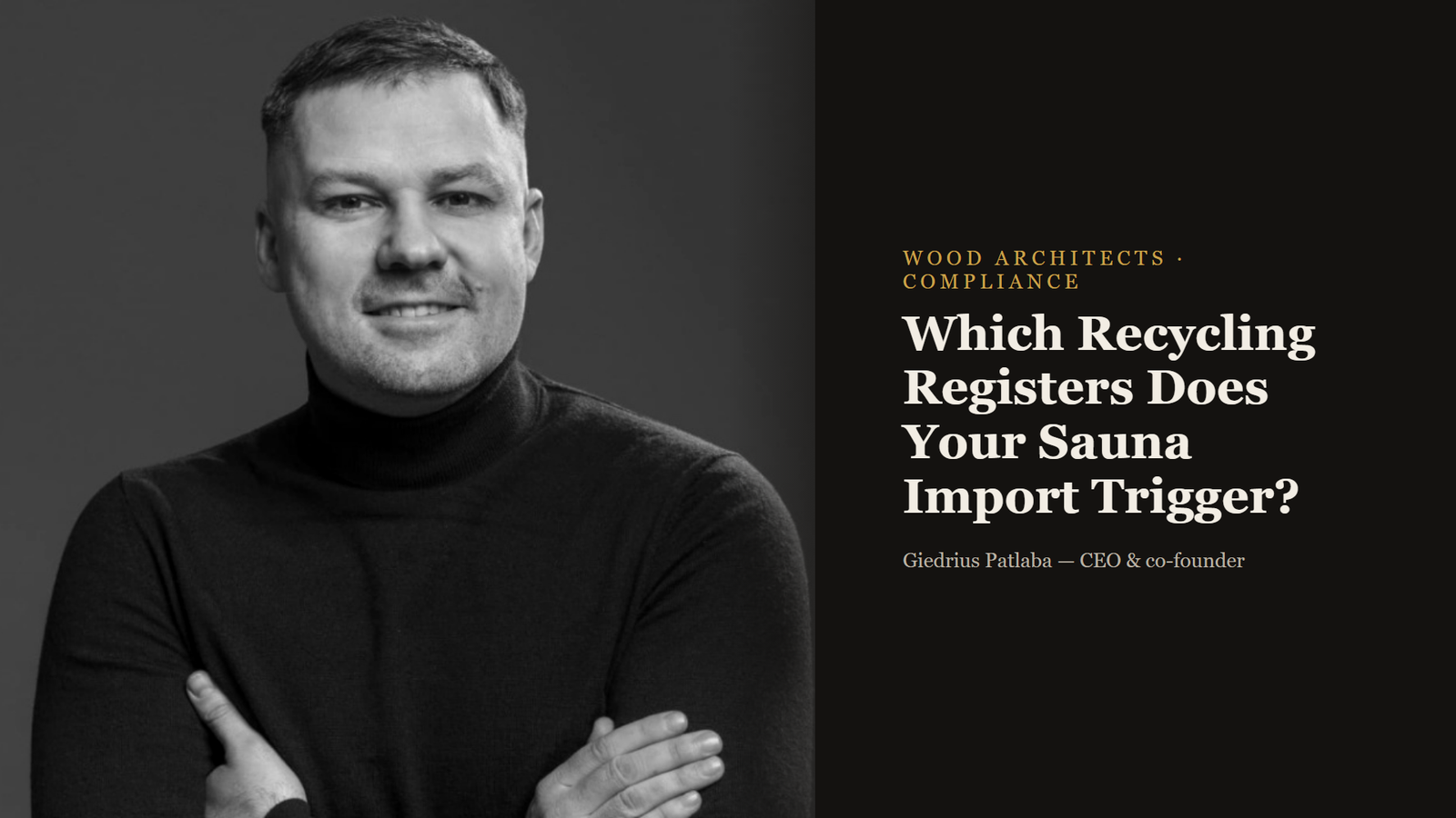 Which Recycling Registers Does Your Sauna Import Trigger?