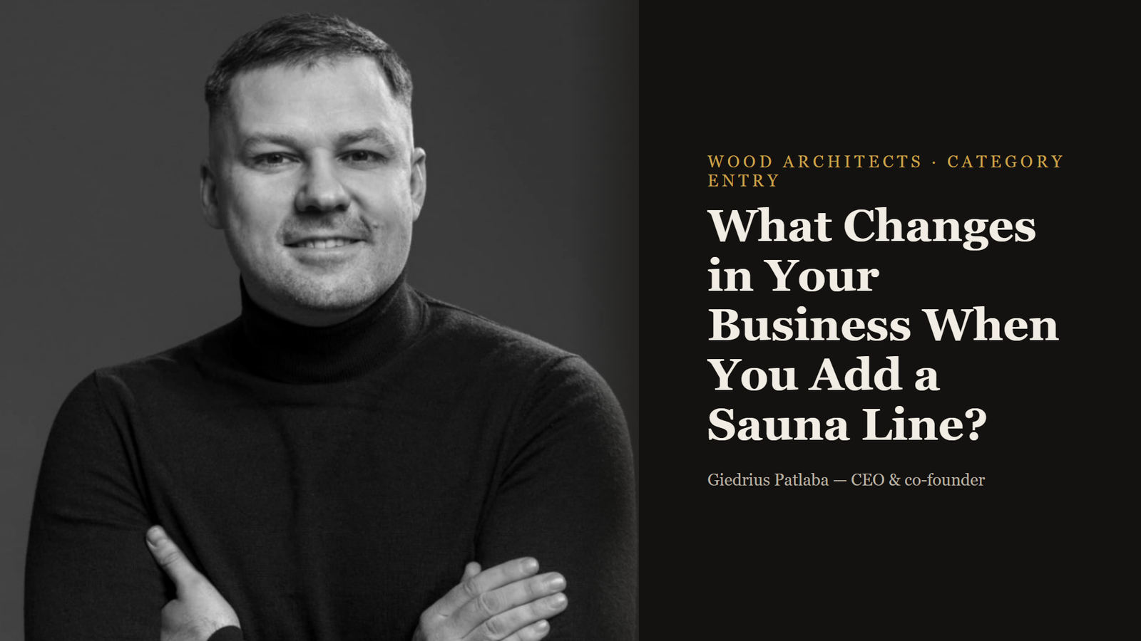 What Changes in Your Business When You Add a Sauna Line?