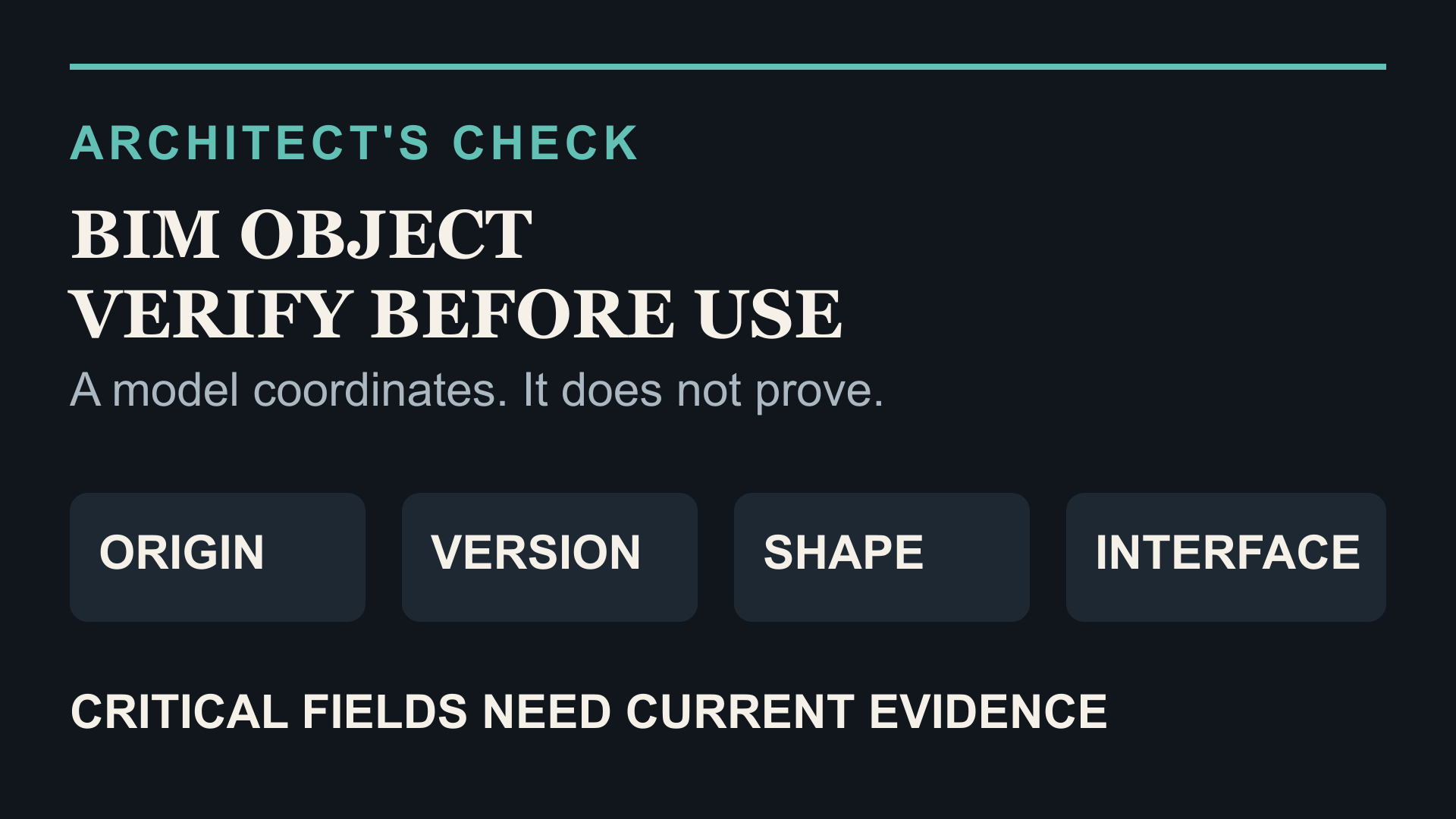 What Must an Architect Verify Before Using a Sauna BIM Object?