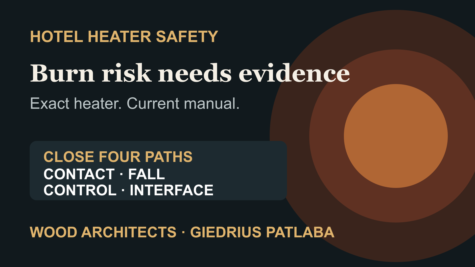 What Burn-Risk Evidence Should a Hotel Request for a Sauna Heater?